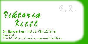 viktoria kittl business card